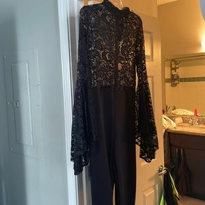 All black Lace Jumpsuit